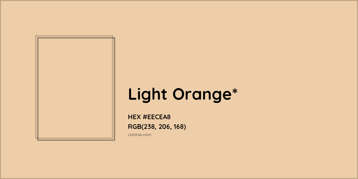 HEX #EECEA8 Color Name, Color Code, Palettes, Similar Paints, Images