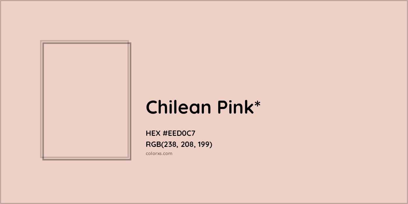 HEX #EED0C7 Color Name, Color Code, Palettes, Similar Paints, Images