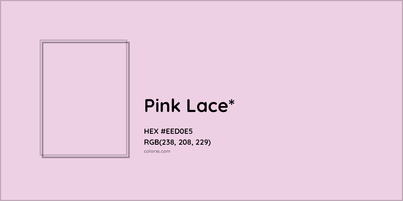 HEX #EED0E5 Color Name, Color Code, Palettes, Similar Paints, Images
