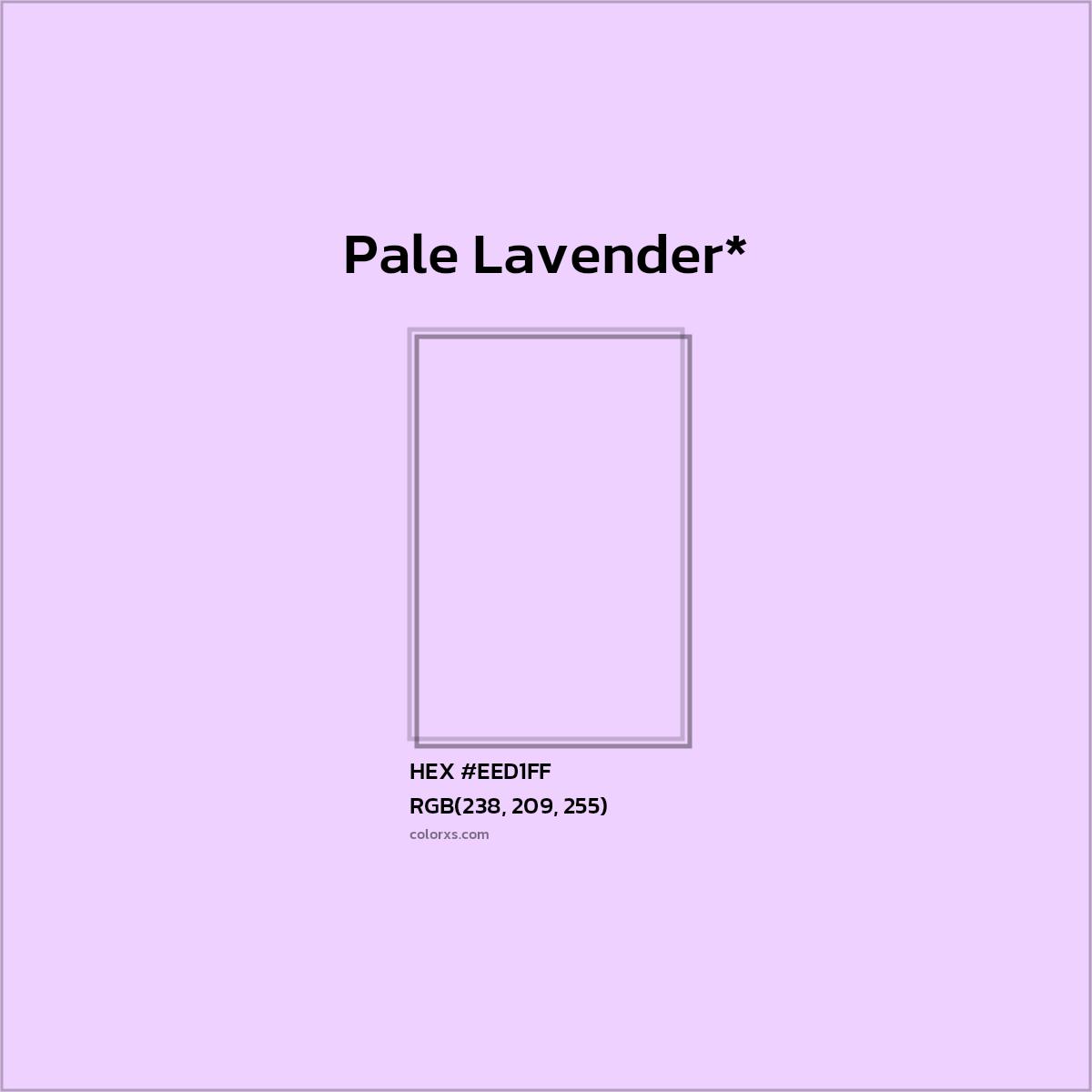 HEX #EED1FF Color Name, Color Code, Palettes, Similar Paints, Images