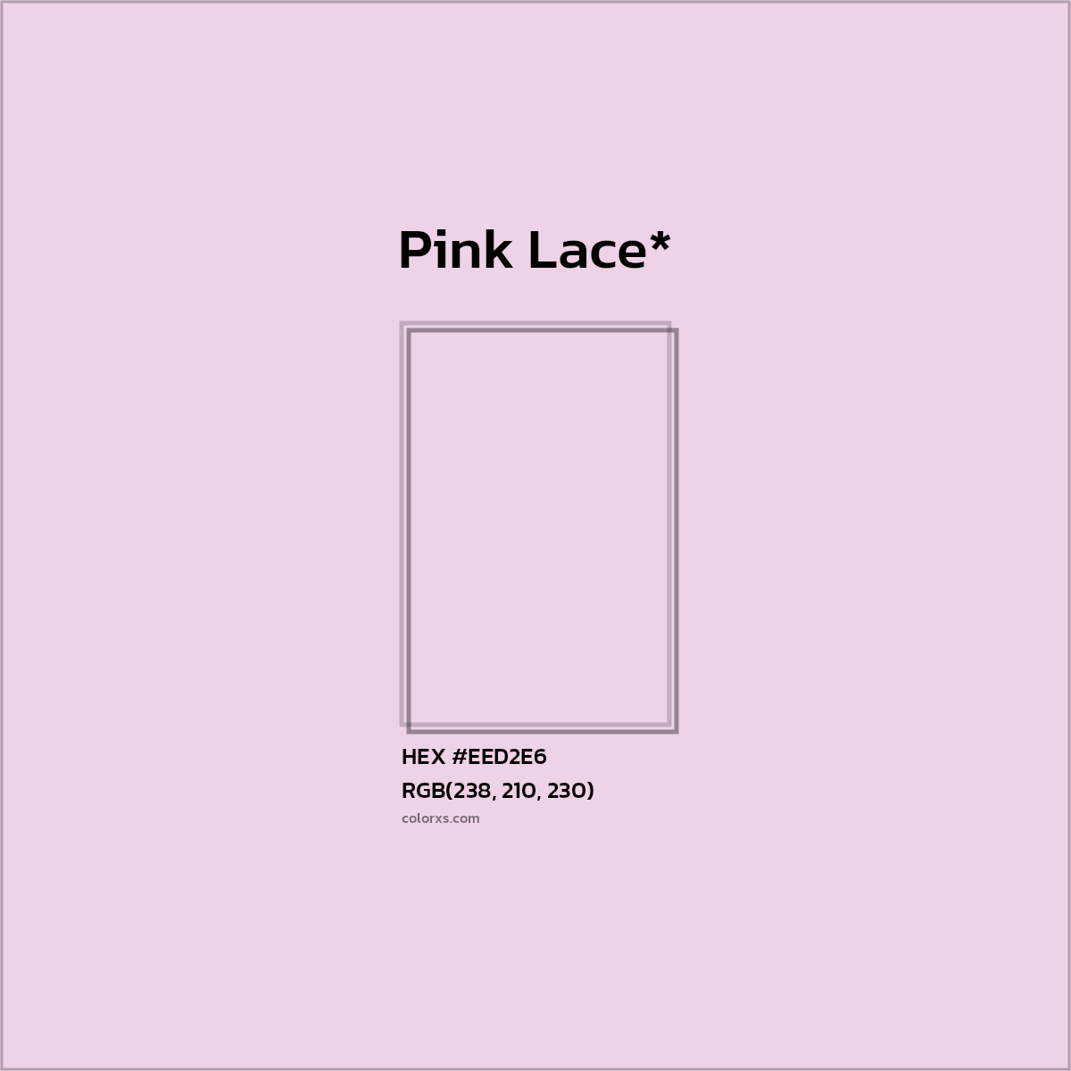 HEX #EED2E6 Color Name, Color Code, Palettes, Similar Paints, Images