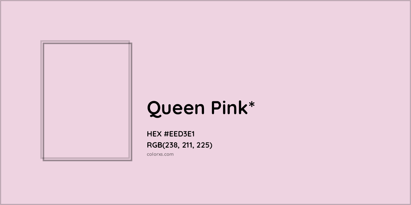 HEX #EED3E1 Color Name, Color Code, Palettes, Similar Paints, Images