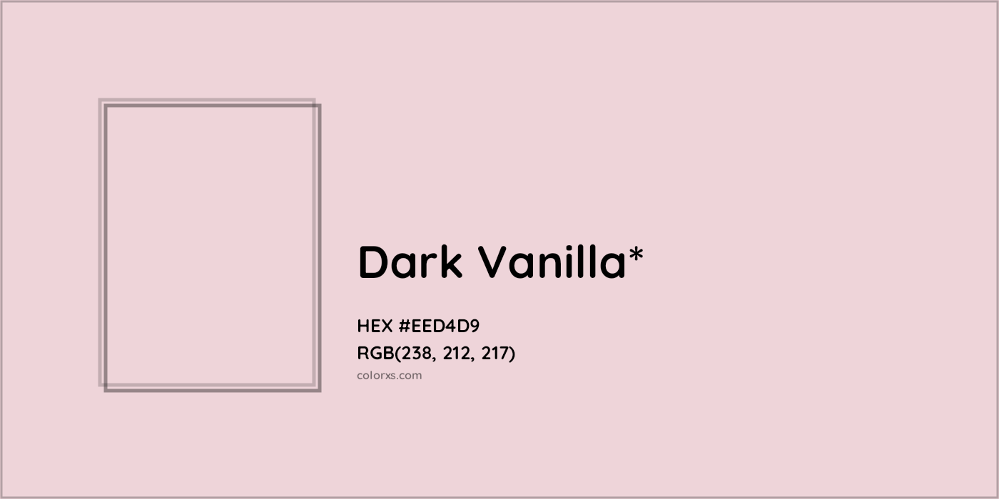 HEX #EED4D9 Color Name, Color Code, Palettes, Similar Paints, Images