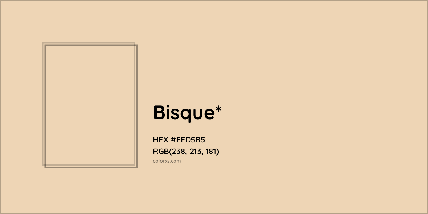 HEX #EED5B5 Color Name, Color Code, Palettes, Similar Paints, Images