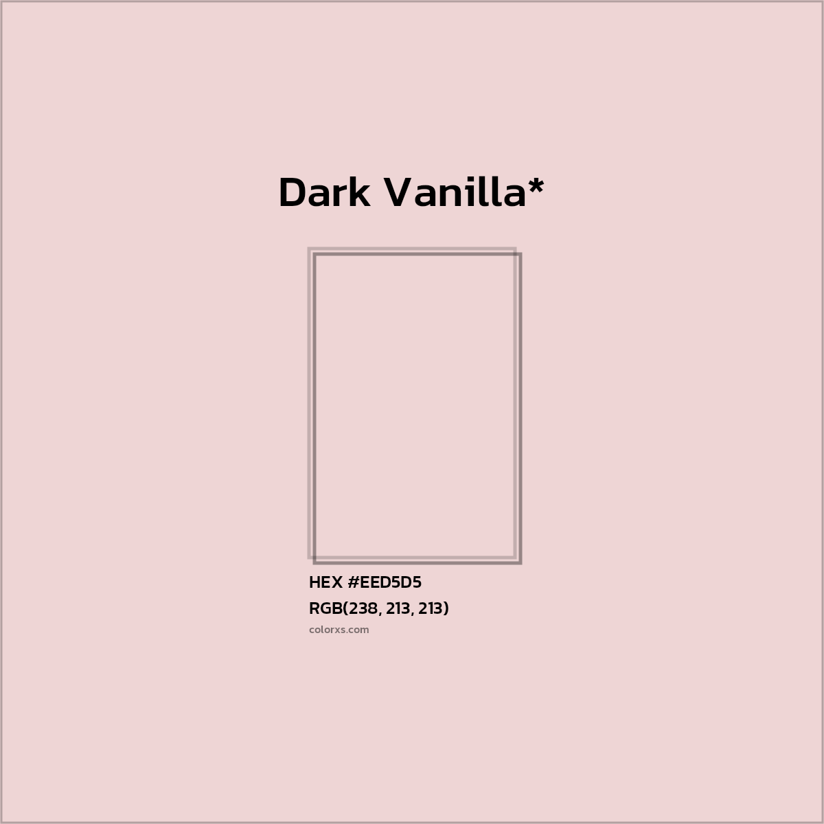 HEX #EED5D5 Color Name, Color Code, Palettes, Similar Paints, Images
