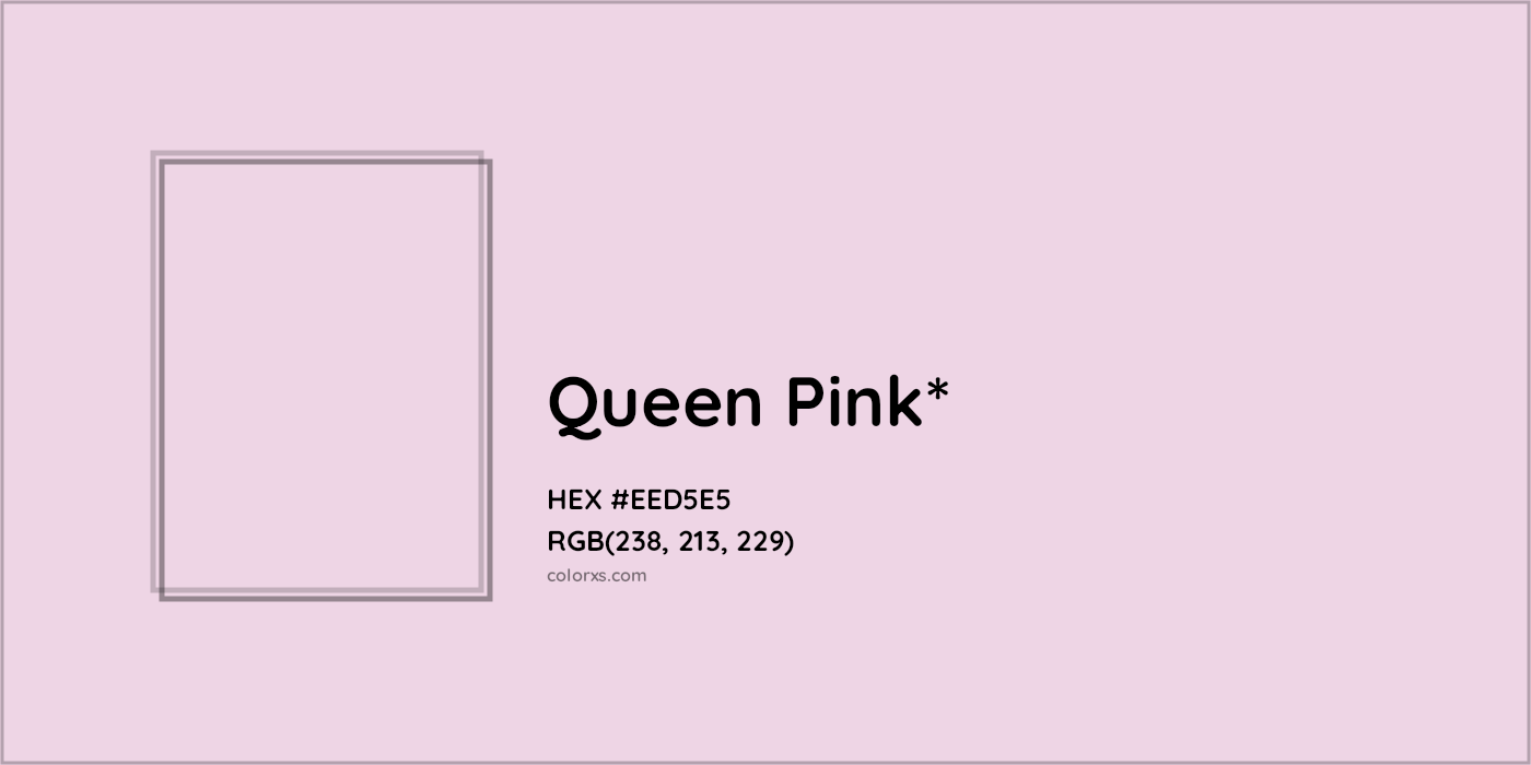 HEX #EED5E5 Color Name, Color Code, Palettes, Similar Paints, Images