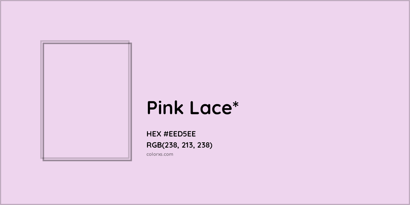 HEX #EED5EE Color Name, Color Code, Palettes, Similar Paints, Images