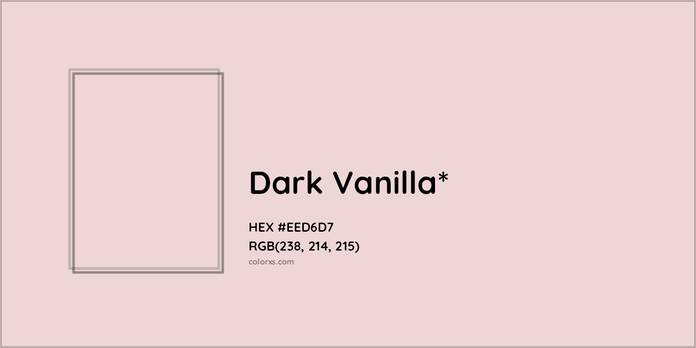HEX #EED6D7 Color Name, Color Code, Palettes, Similar Paints, Images