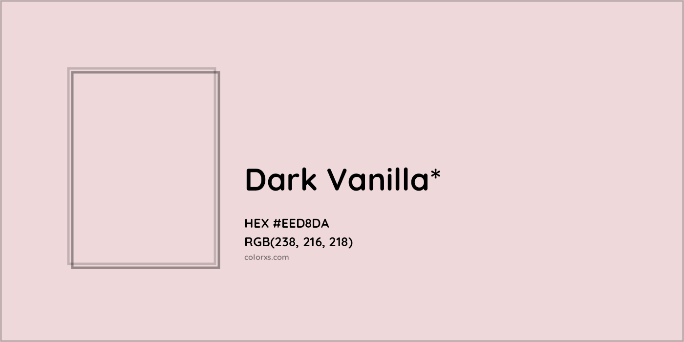 HEX #EED8DA Color Name, Color Code, Palettes, Similar Paints, Images