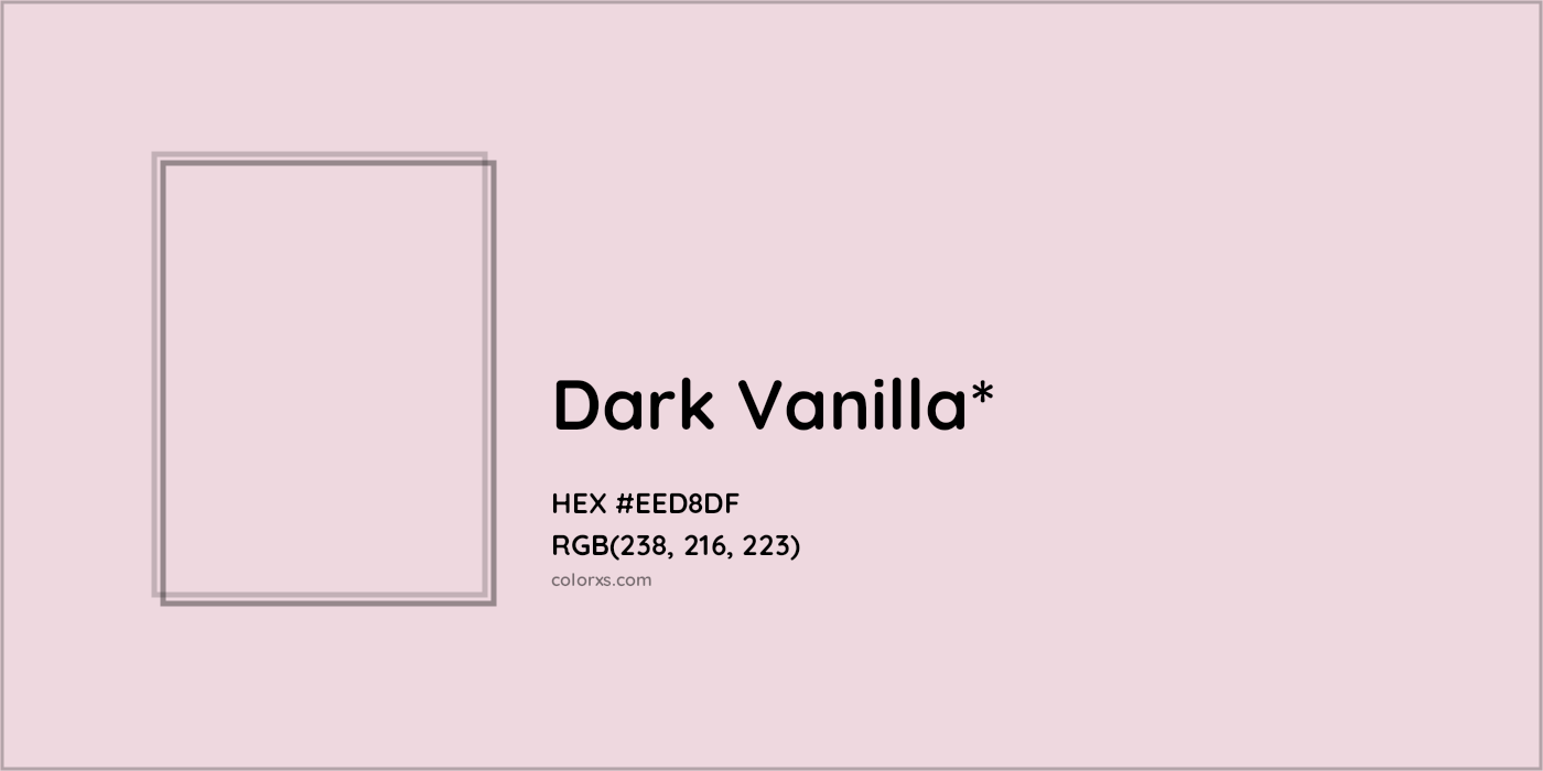 HEX #EED8DF Color Name, Color Code, Palettes, Similar Paints, Images