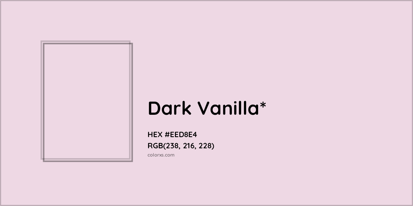 HEX #EED8E4 Color Name, Color Code, Palettes, Similar Paints, Images