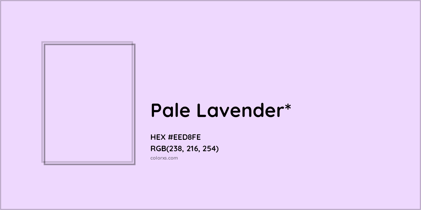 HEX #EED8FE Color Name, Color Code, Palettes, Similar Paints, Images