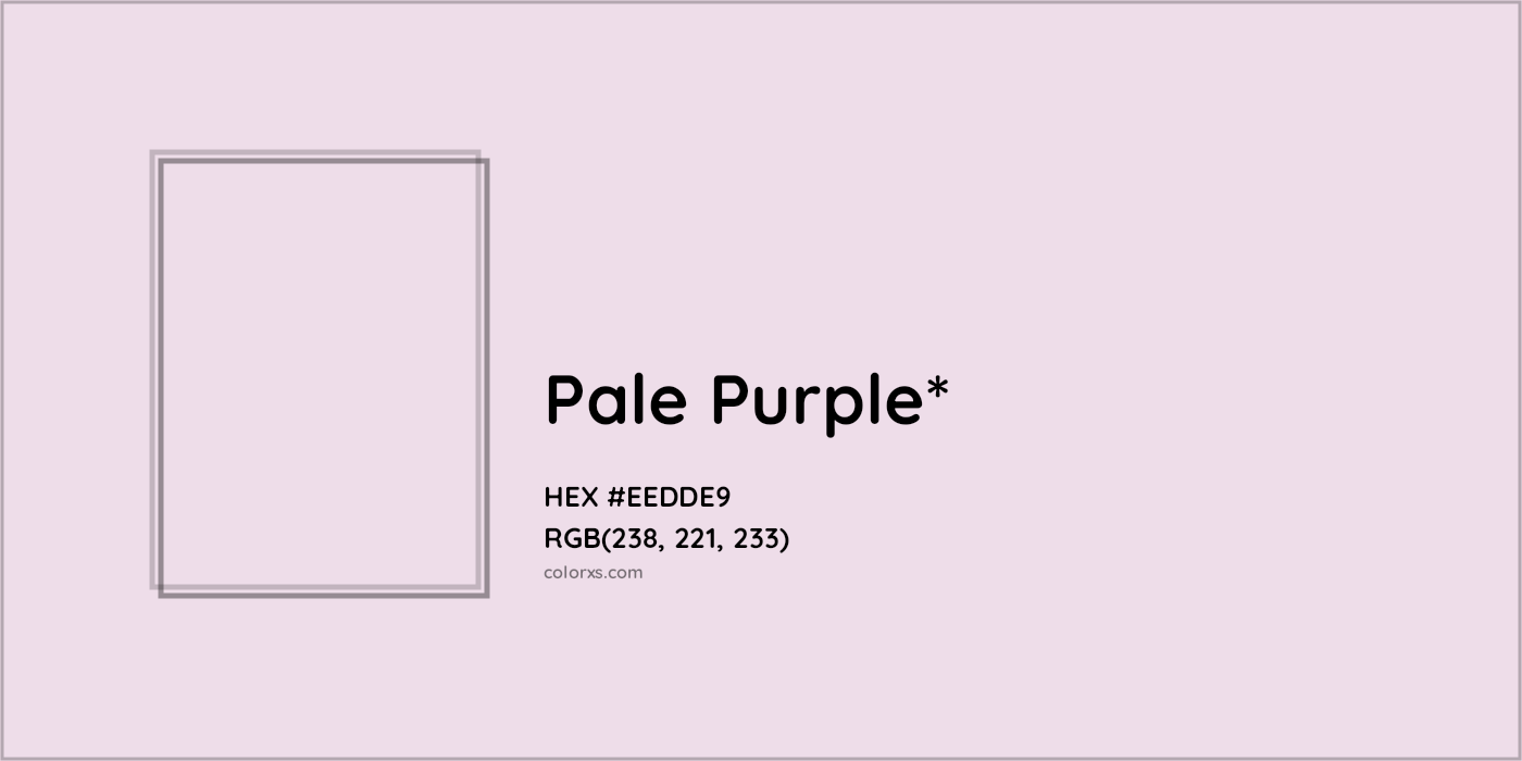 HEX #EEDDE9 Color Name, Color Code, Palettes, Similar Paints, Images