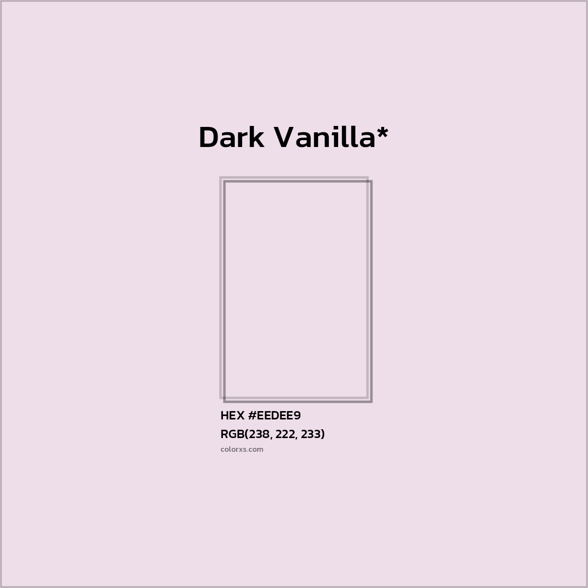 HEX #EEDEE9 Color Name, Color Code, Palettes, Similar Paints, Images