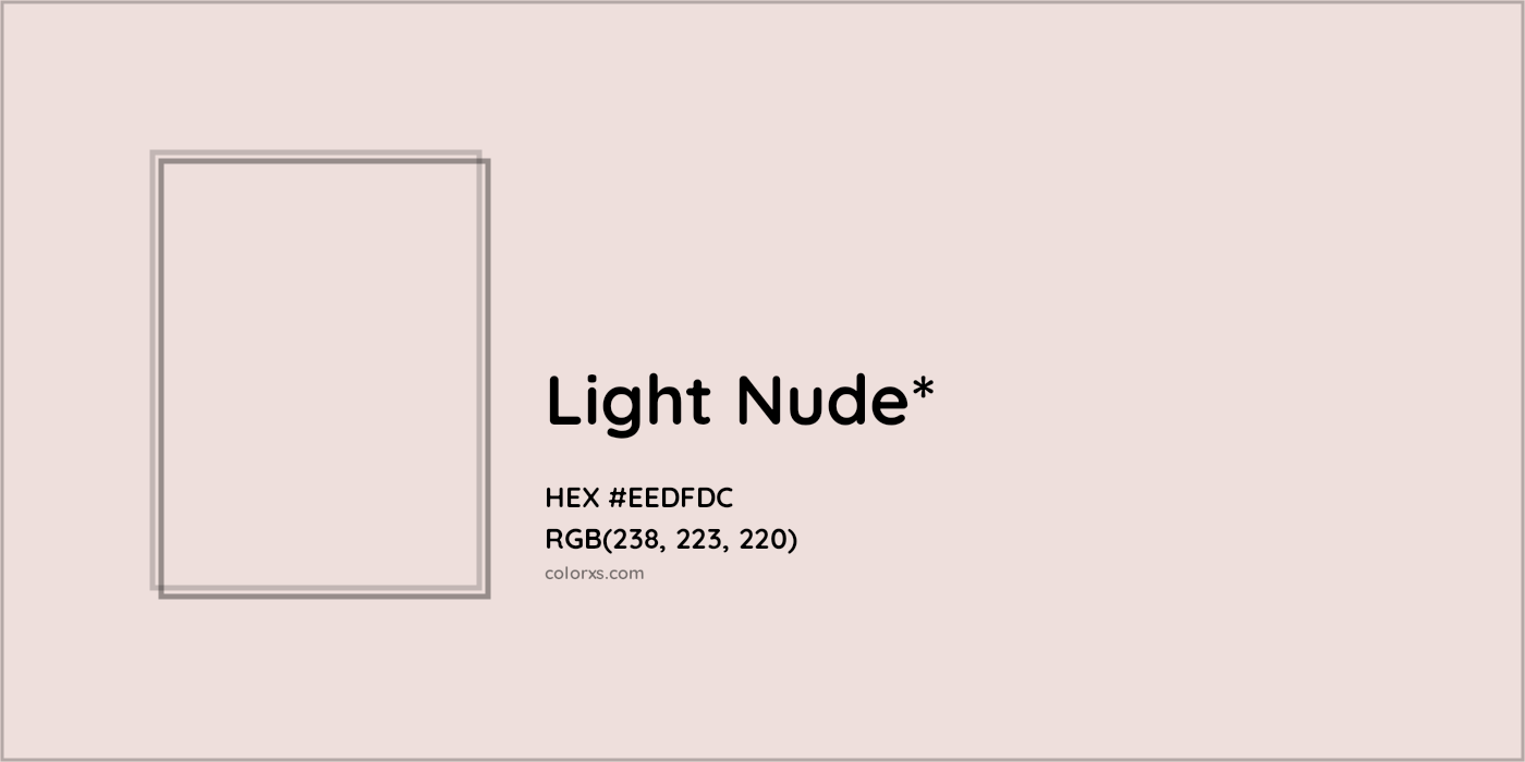 HEX #EEDFDC Color Name, Color Code, Palettes, Similar Paints, Images