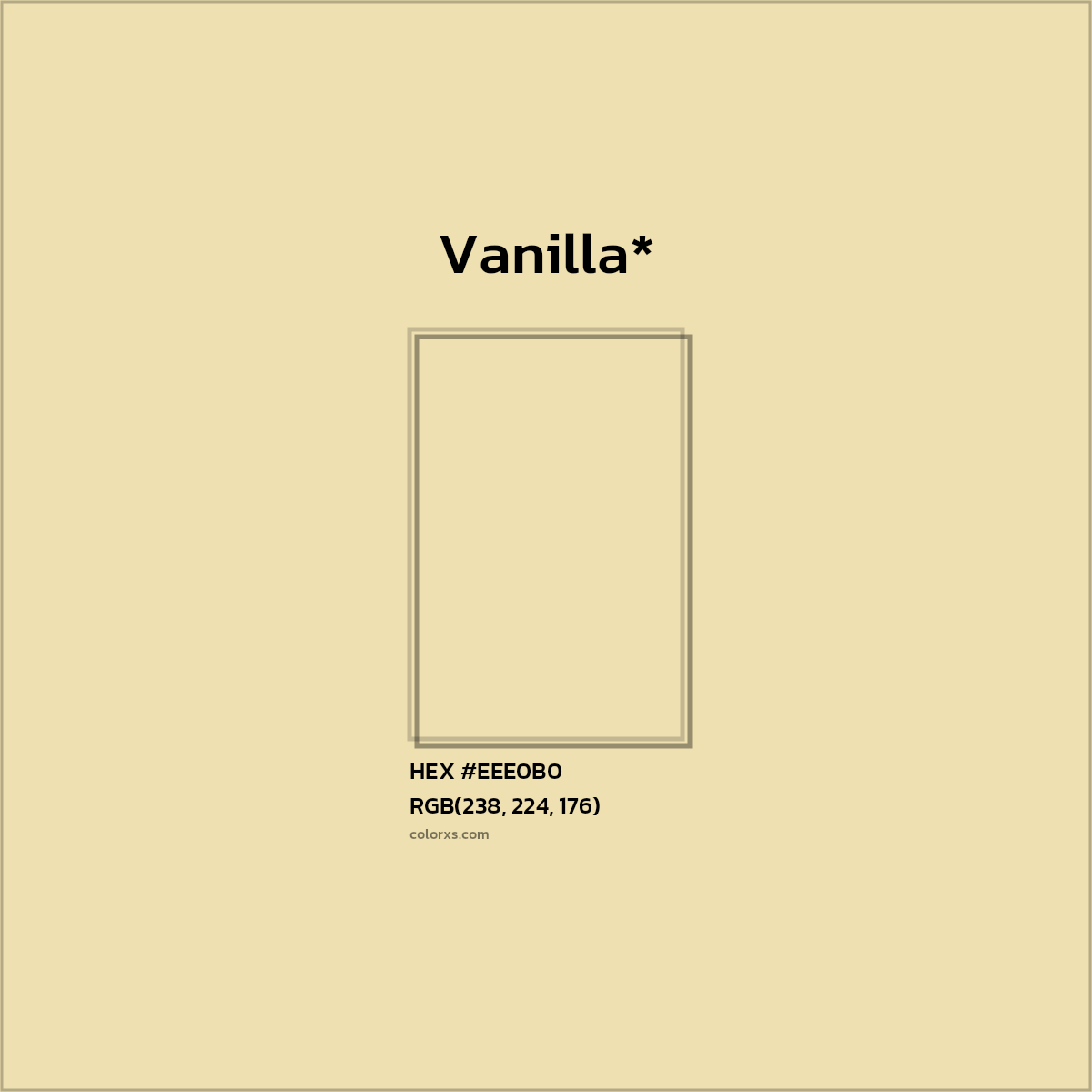 HEX #EEE0B0 Color Name, Color Code, Palettes, Similar Paints, Images