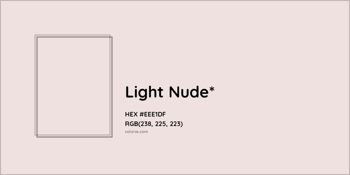 HEX #EEE1DF Color Name, Color Code, Palettes, Similar Paints, Images