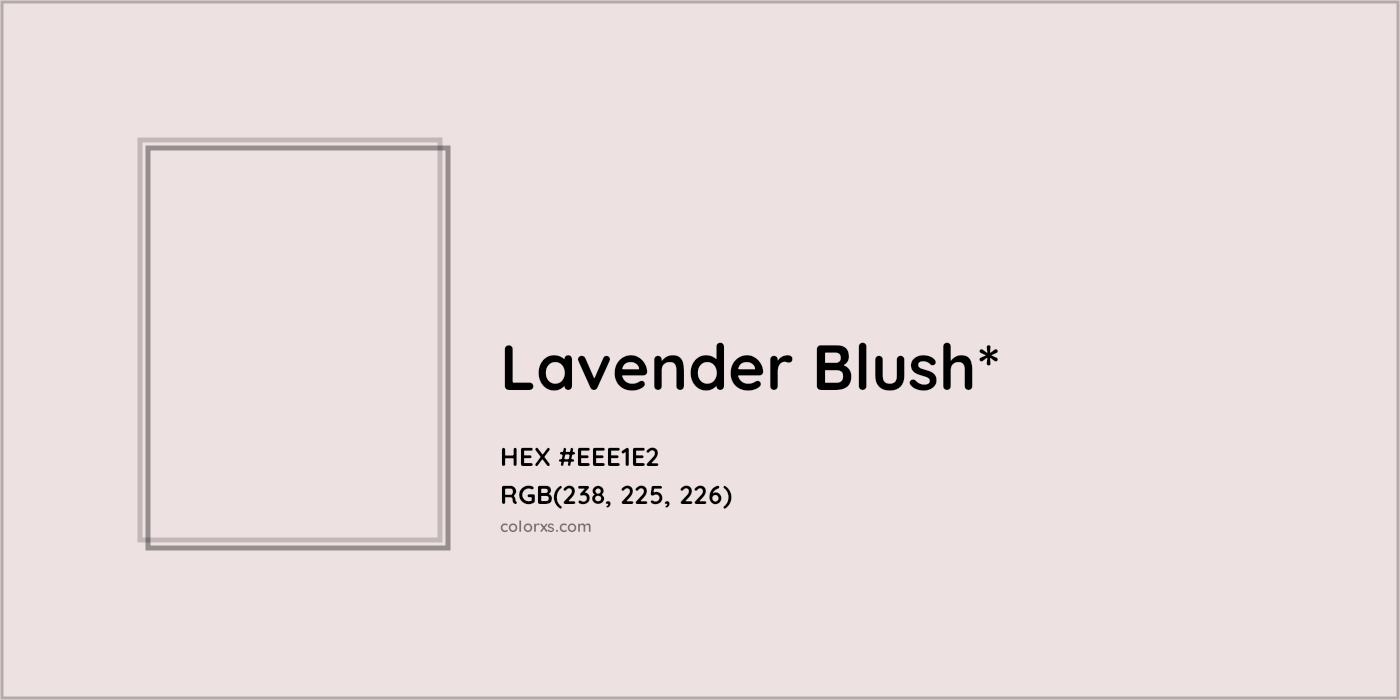 HEX #EEE1E2 Color Name, Color Code, Palettes, Similar Paints, Images