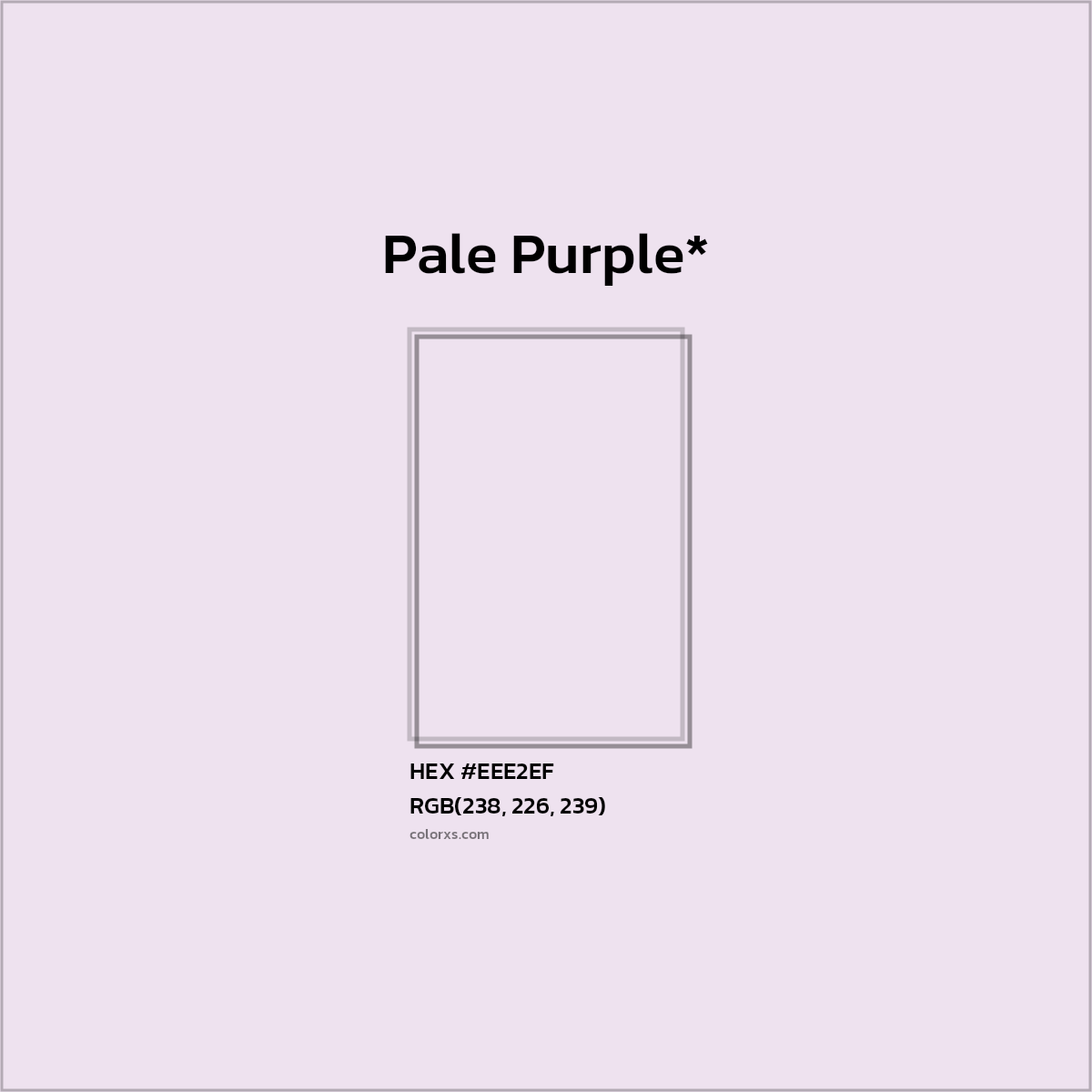 HEX #EEE2EF Color Name, Color Code, Palettes, Similar Paints, Images