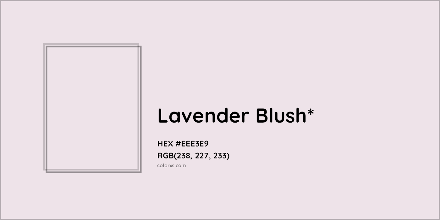 HEX #EEE3E9 Color Name, Color Code, Palettes, Similar Paints, Images