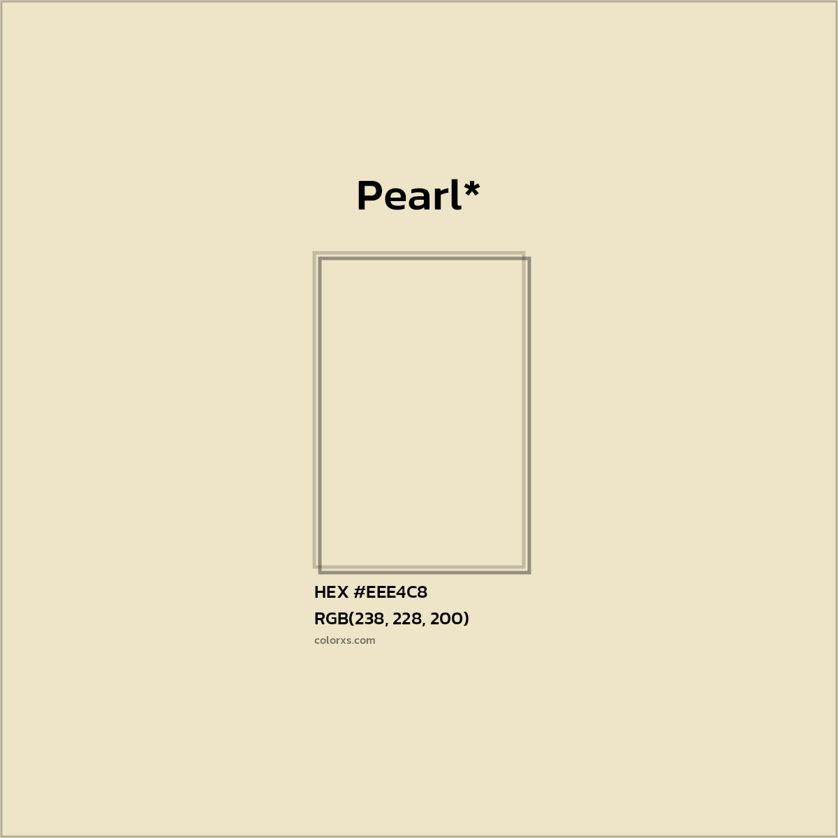 HEX #EEE4C8 Color Name, Color Code, Palettes, Similar Paints, Images