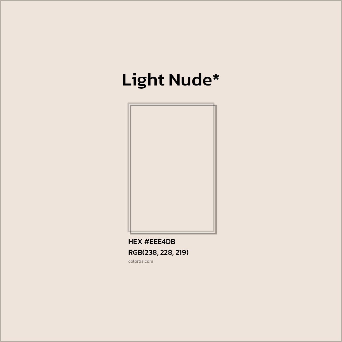 HEX #EEE4DB Color Name, Color Code, Palettes, Similar Paints, Images