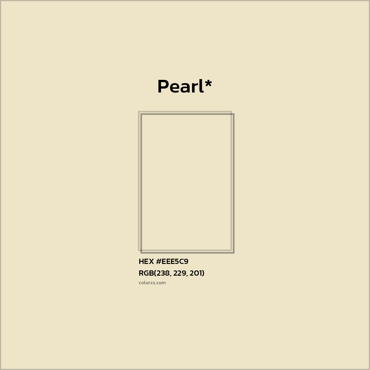 HEX #EEE5C9 Color Name, Color Code, Palettes, Similar Paints, Images