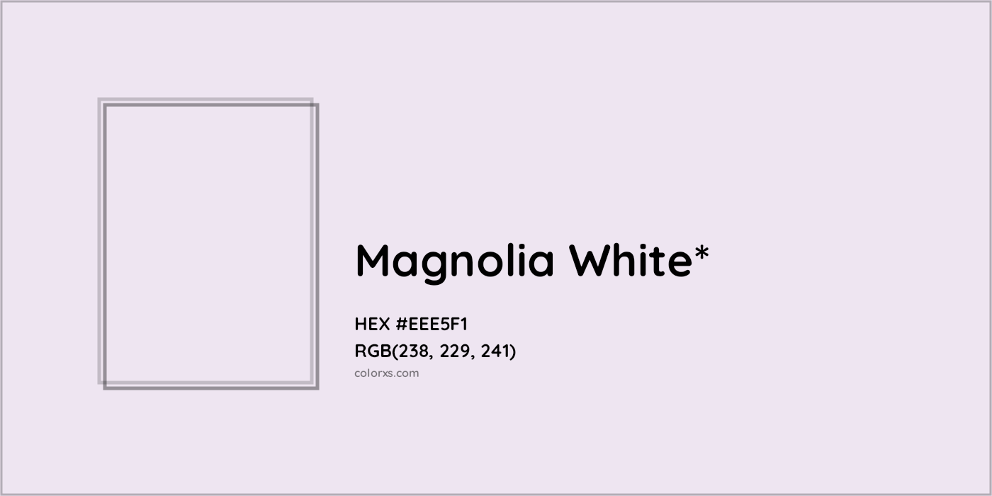 HEX #EEE5F1 Color Name, Color Code, Palettes, Similar Paints, Images