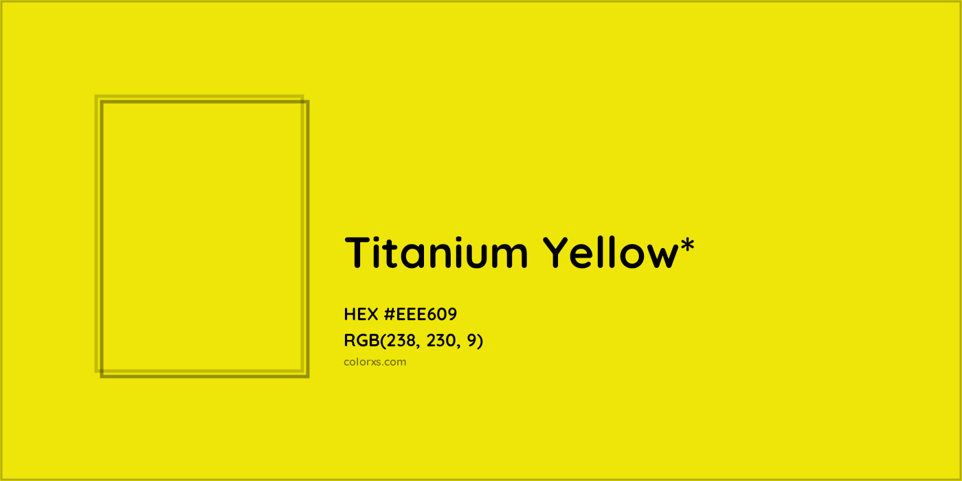 HEX #EEE609 Color Name, Color Code, Palettes, Similar Paints, Images