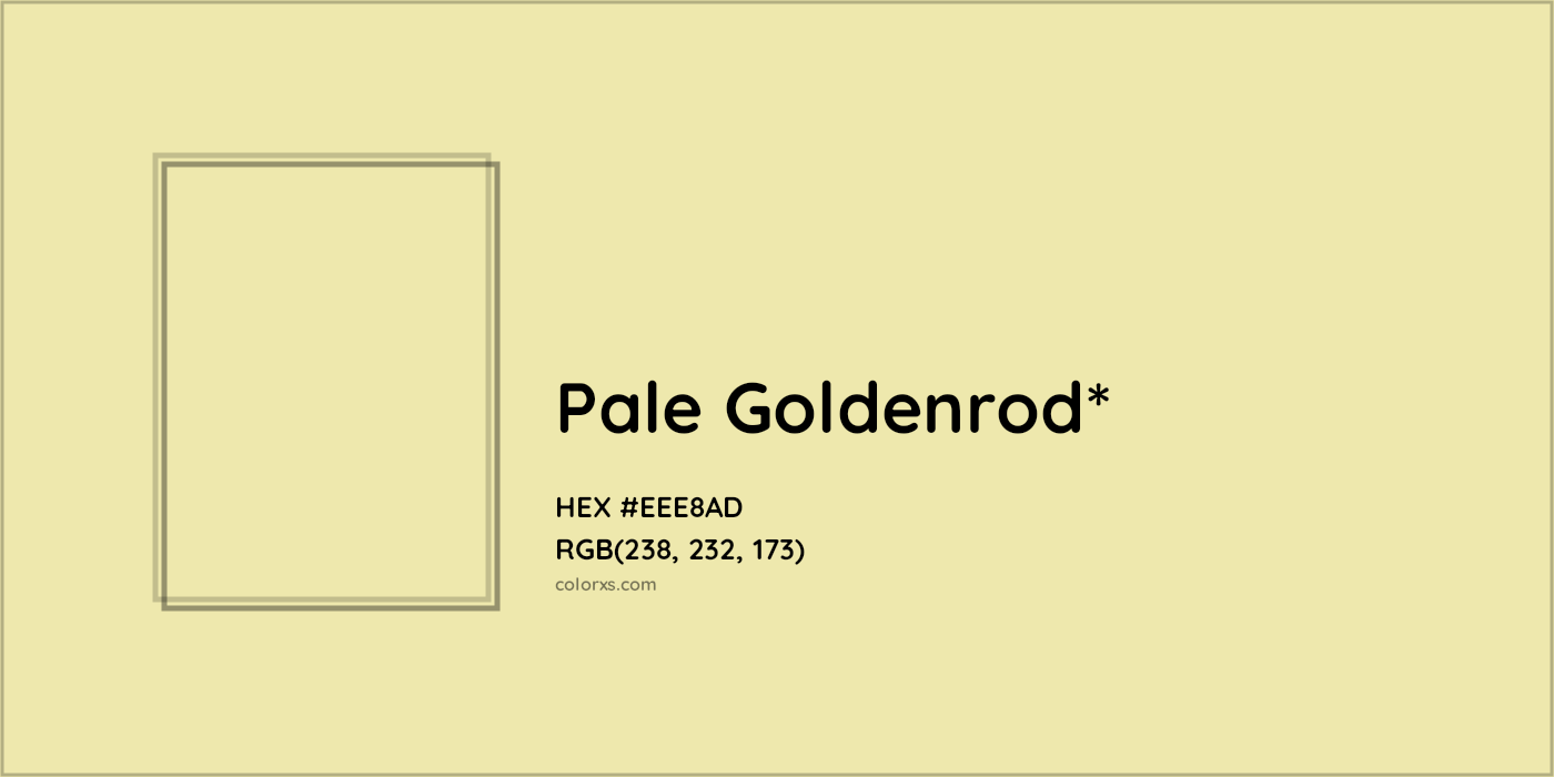 HEX #EEE8AD Color Name, Color Code, Palettes, Similar Paints, Images