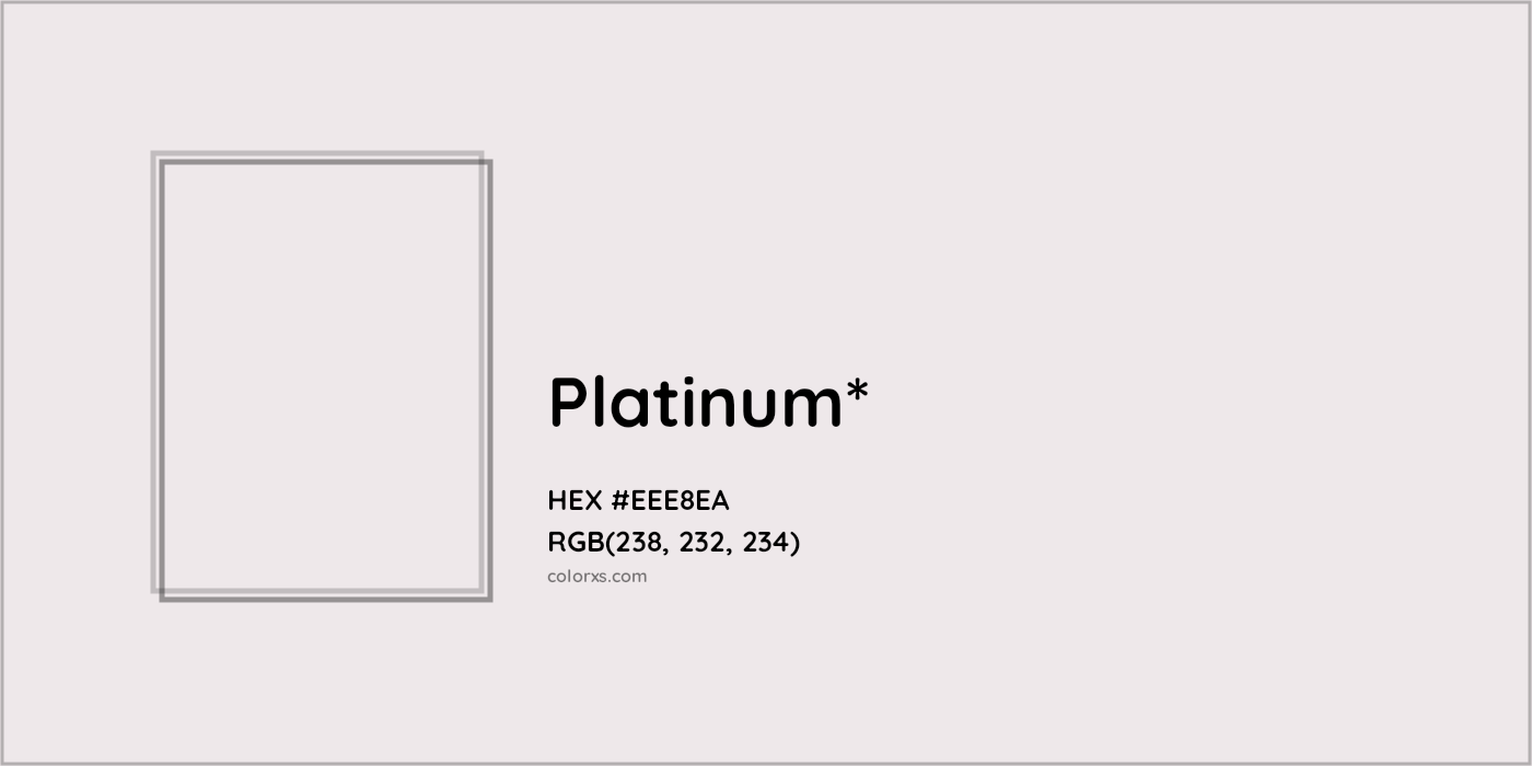 HEX #EEE8EA Color Name, Color Code, Palettes, Similar Paints, Images