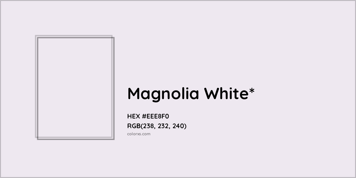 HEX #EEE8F0 Color Name, Color Code, Palettes, Similar Paints, Images