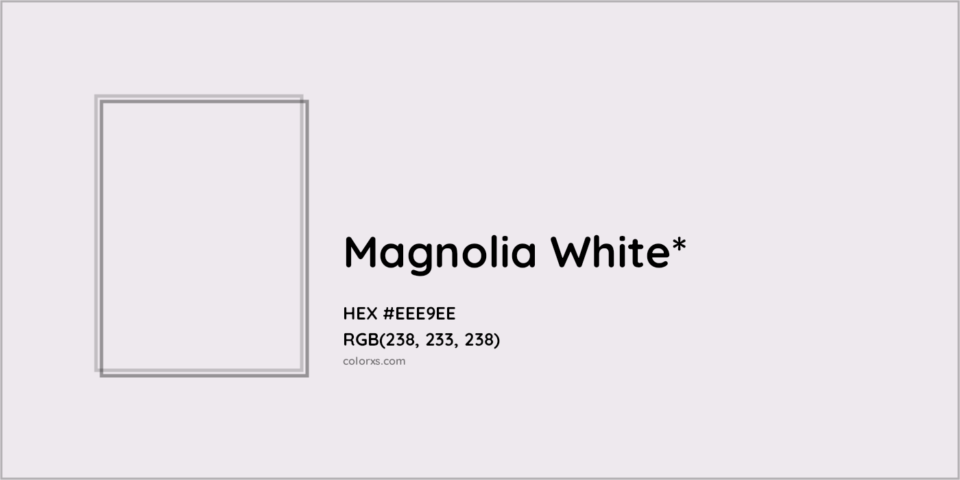 HEX #EEE9EE Color Name, Color Code, Palettes, Similar Paints, Images