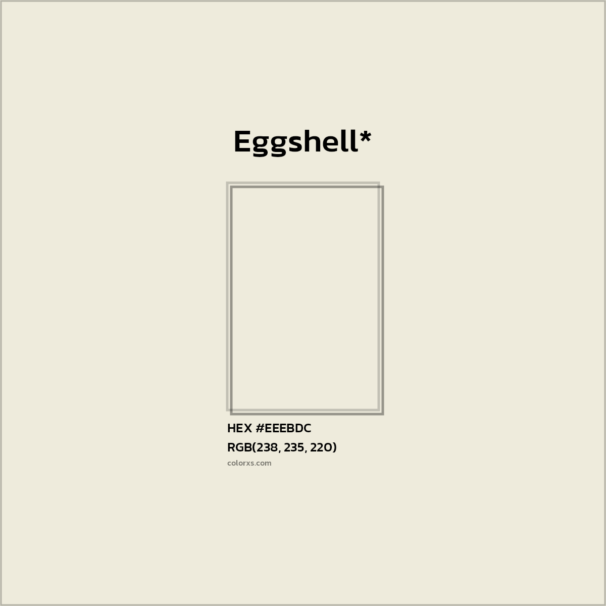 HEX #EEEBDC Color Name, Color Code, Palettes, Similar Paints, Images