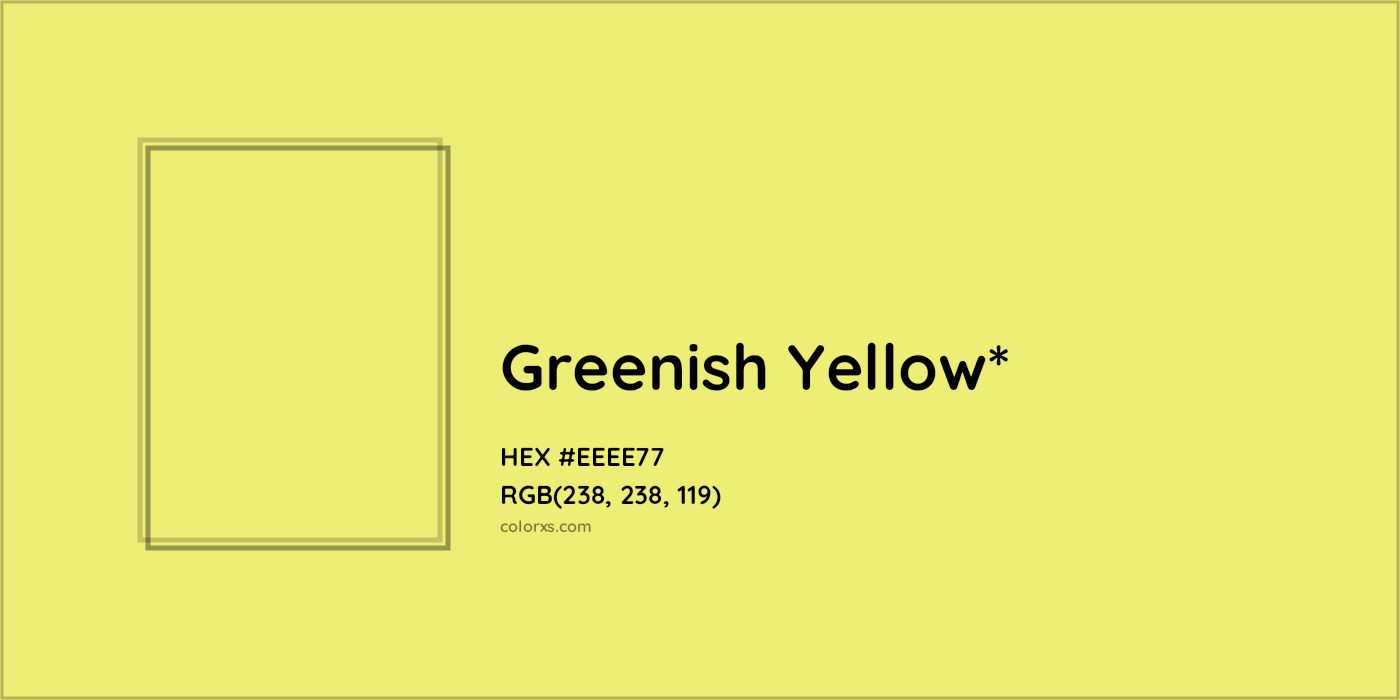 HEX #EEEE77 Color Name, Color Code, Palettes, Similar Paints, Images