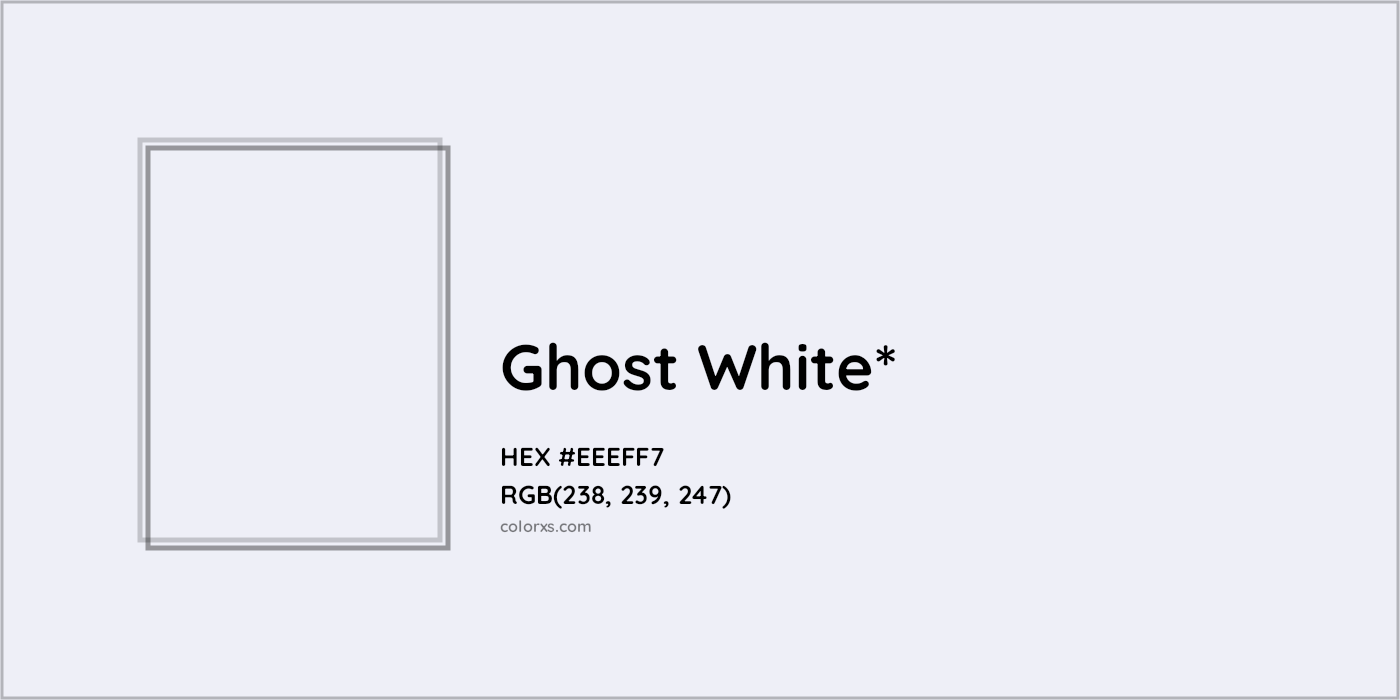HEX #EEEFF7 Color Name, Color Code, Palettes, Similar Paints, Images