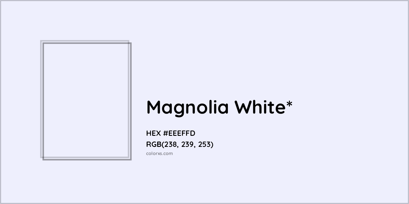 HEX #EEEFFD Color Name, Color Code, Palettes, Similar Paints, Images