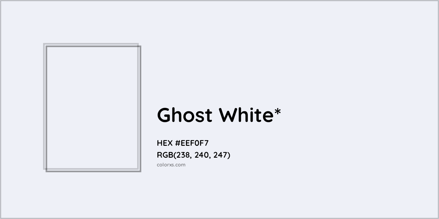 HEX #EEF0F7 Color Name, Color Code, Palettes, Similar Paints, Images
