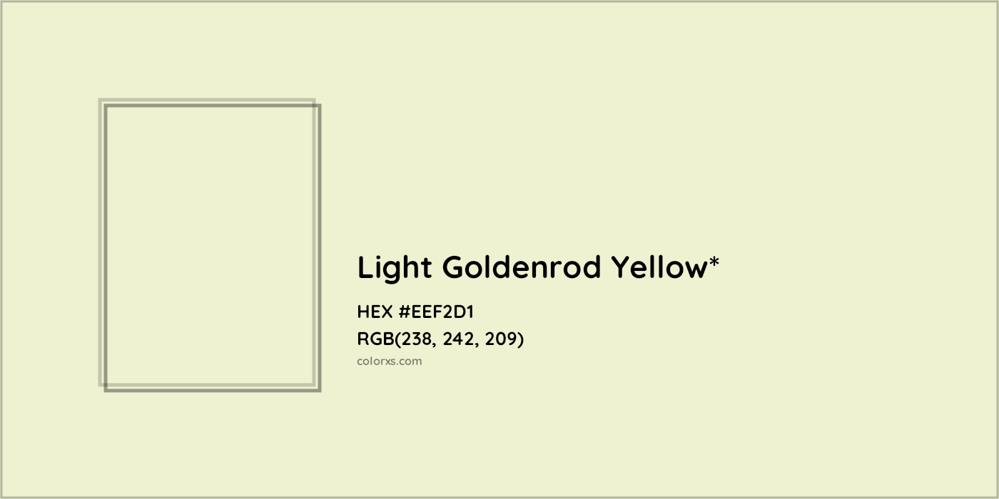 HEX #EEF2D1 Color Name, Color Code, Palettes, Similar Paints, Images