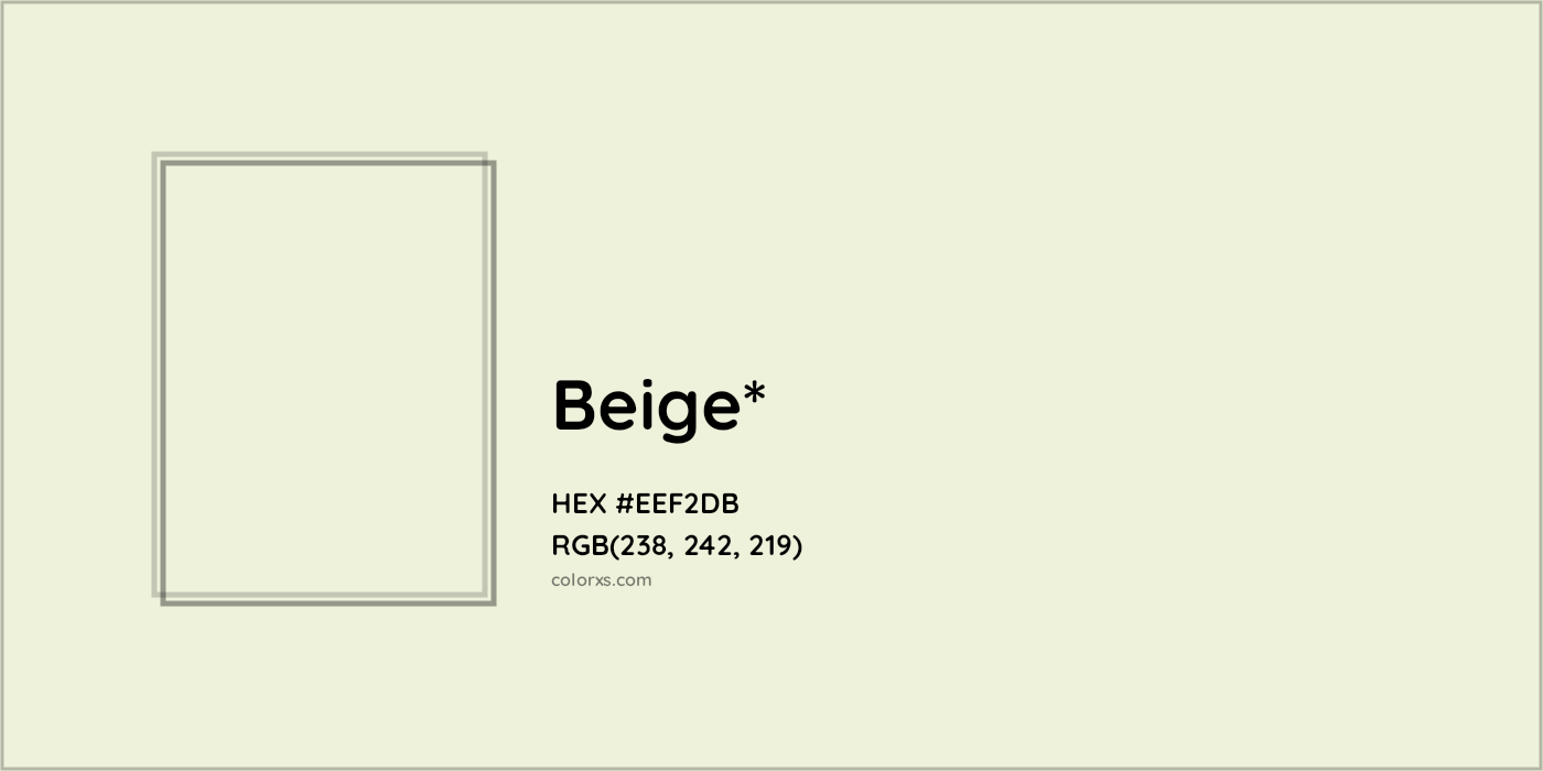 HEX #EEF2DB Color Name, Color Code, Palettes, Similar Paints, Images