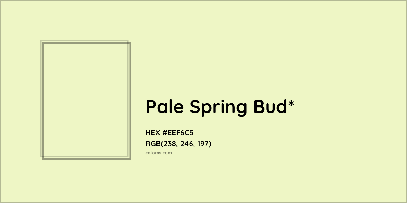 HEX #EEF6C5 Color Name, Color Code, Palettes, Similar Paints, Images