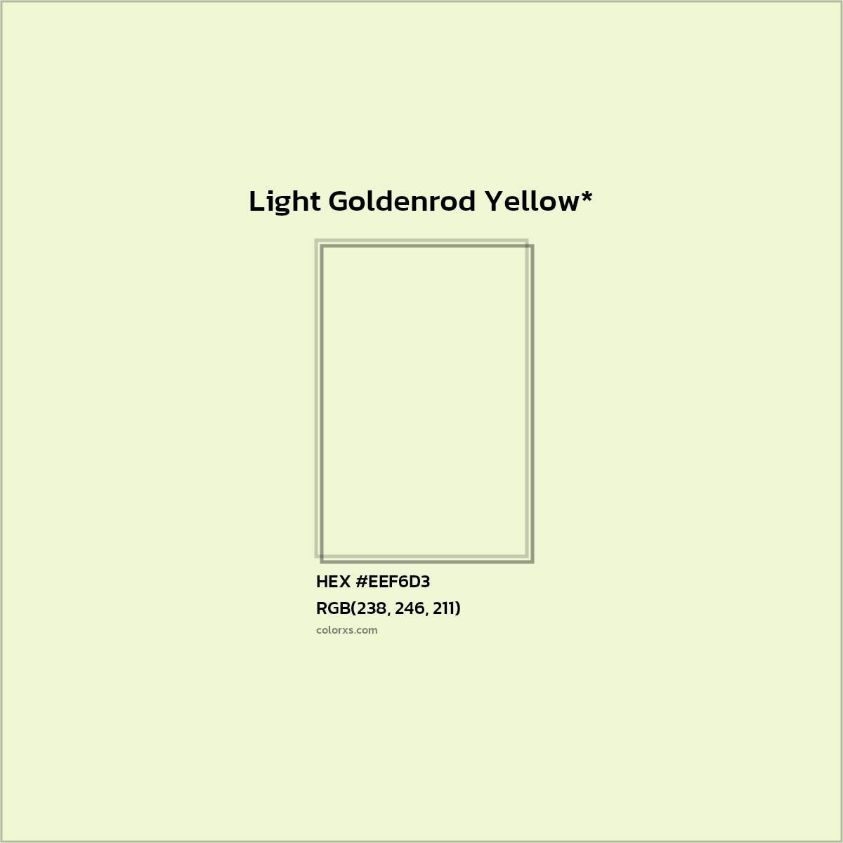HEX #EEF6D3 Color Name, Color Code, Palettes, Similar Paints, Images