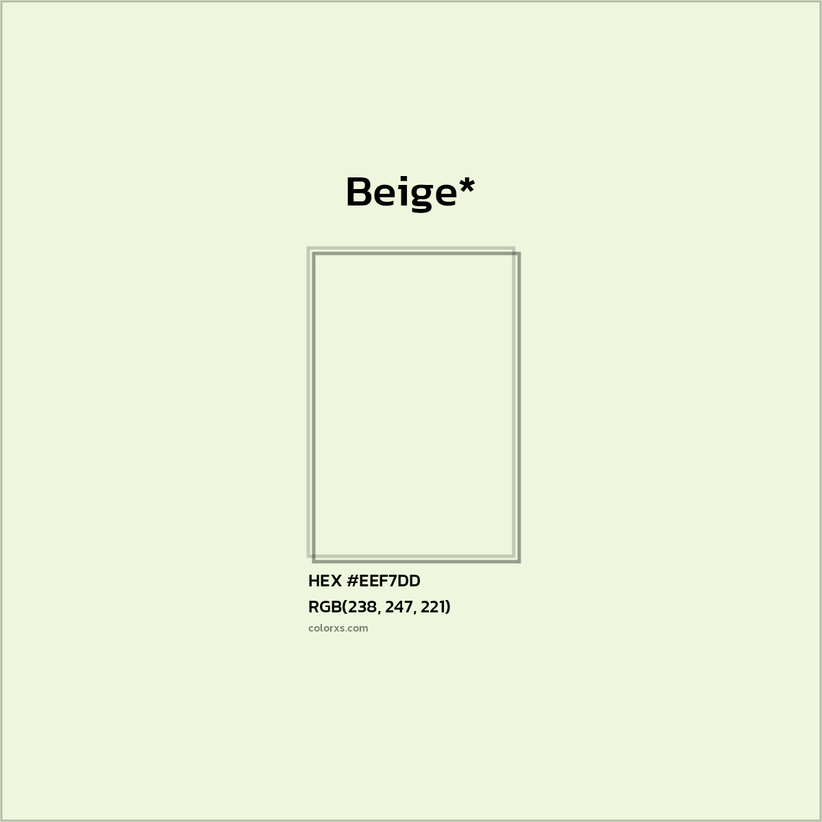 HEX #EEF7DD Color Name, Color Code, Palettes, Similar Paints, Images