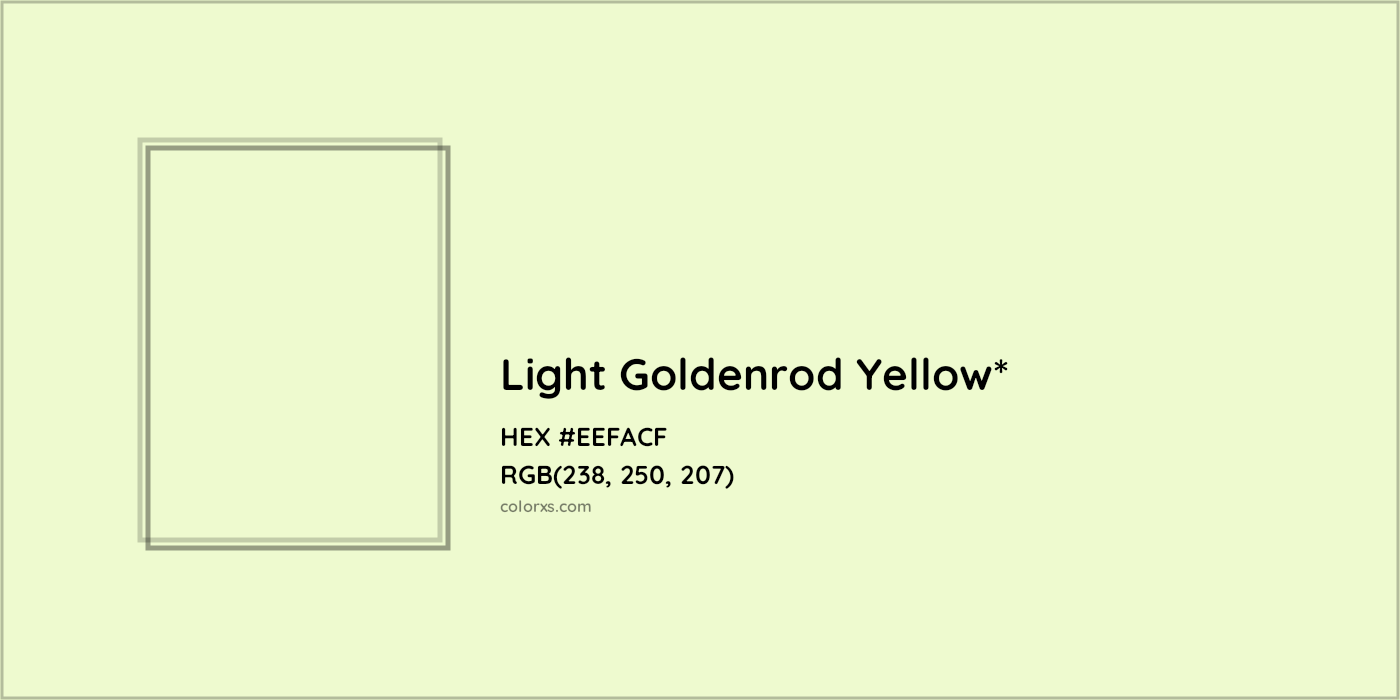 HEX #EEFACF Color Name, Color Code, Palettes, Similar Paints, Images