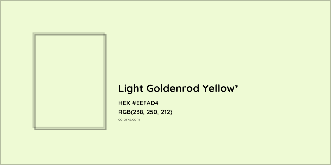 HEX #EEFAD4 Color Name, Color Code, Palettes, Similar Paints, Images