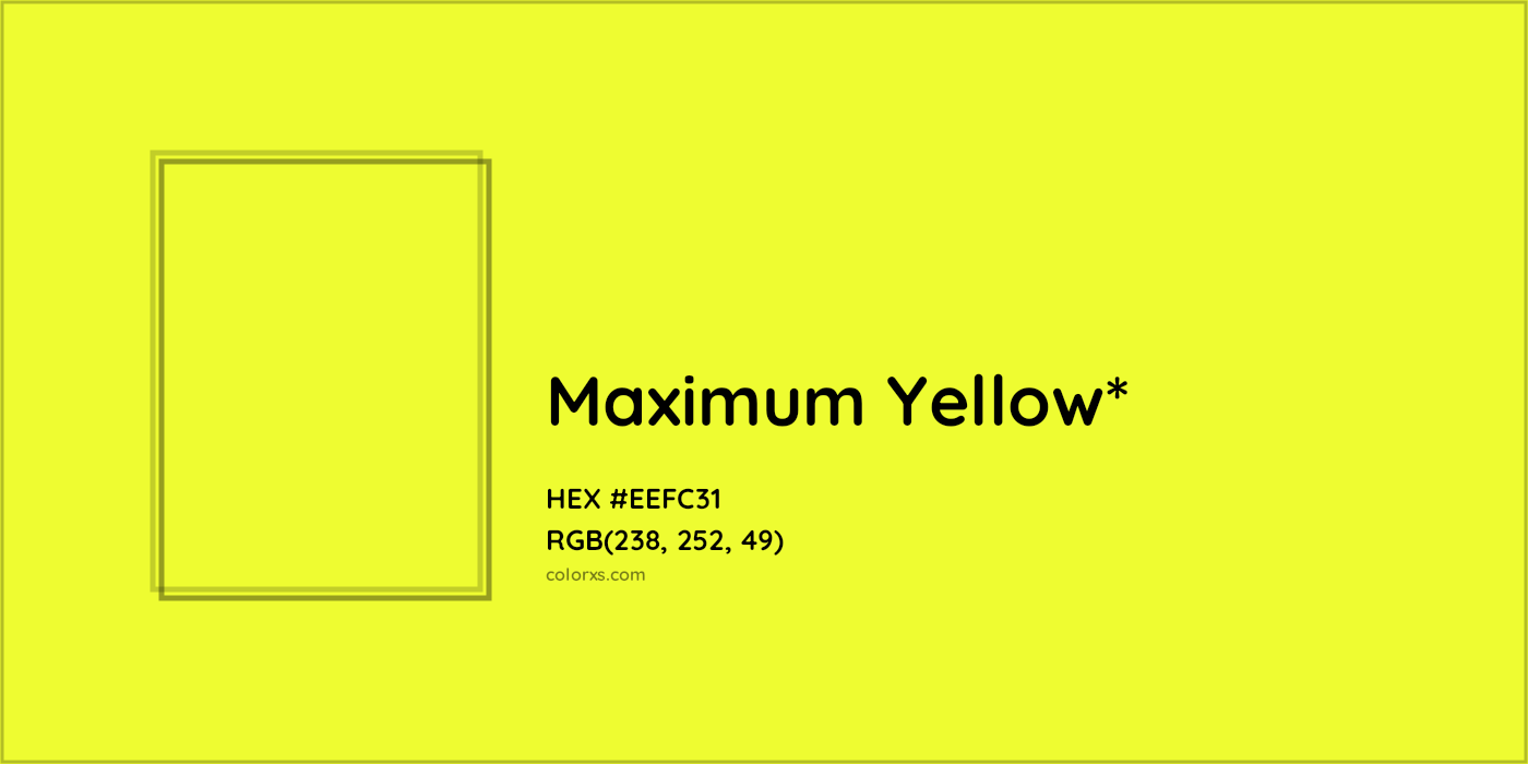 HEX #EEFC31 Color Name, Color Code, Palettes, Similar Paints, Images