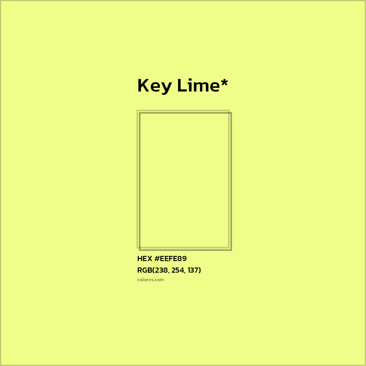 HEX #EEFE89 Color Name, Color Code, Palettes, Similar Paints, Images