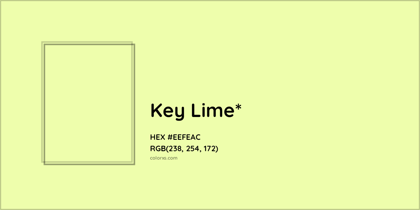 HEX #EEFEAC Color Name, Color Code, Palettes, Similar Paints, Images