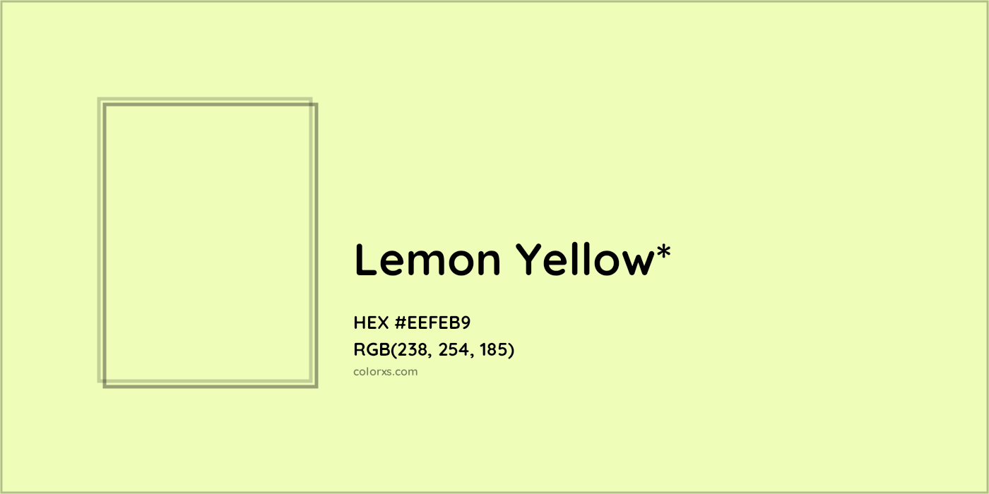 HEX #EEFEB9 Color Name, Color Code, Palettes, Similar Paints, Images