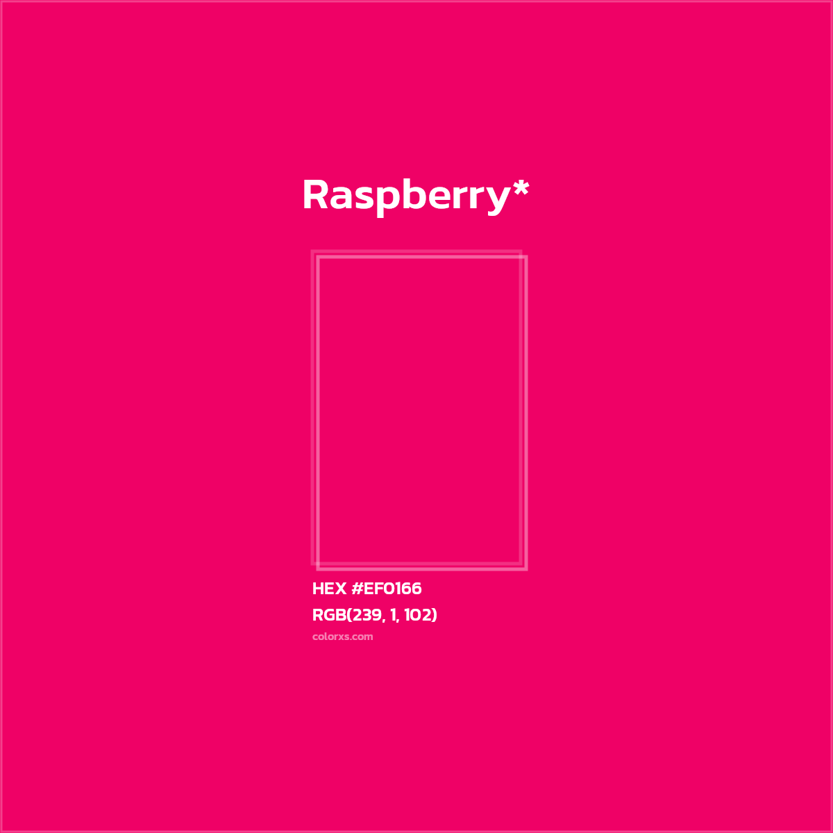 HEX #EF0166 Color Name, Color Code, Palettes, Similar Paints, Images